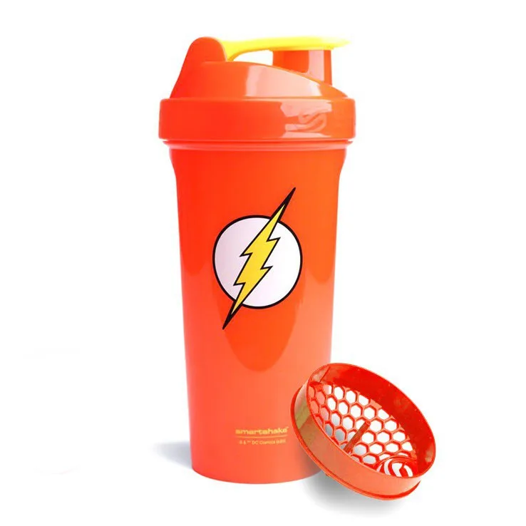 Шейкер спортивний SmartShake пластик 800 мл Помаранчевий