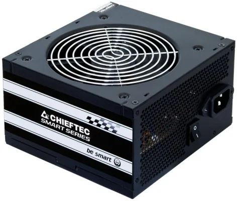 Блок живлення CHIEFTEC Smart  (400W), >85%, 120мм, 1xMB 24pin(20+4), 1xCPU 8pin(4+4), 2xMolex, 3xSATA, 1xPCIe 8pin(6+2)