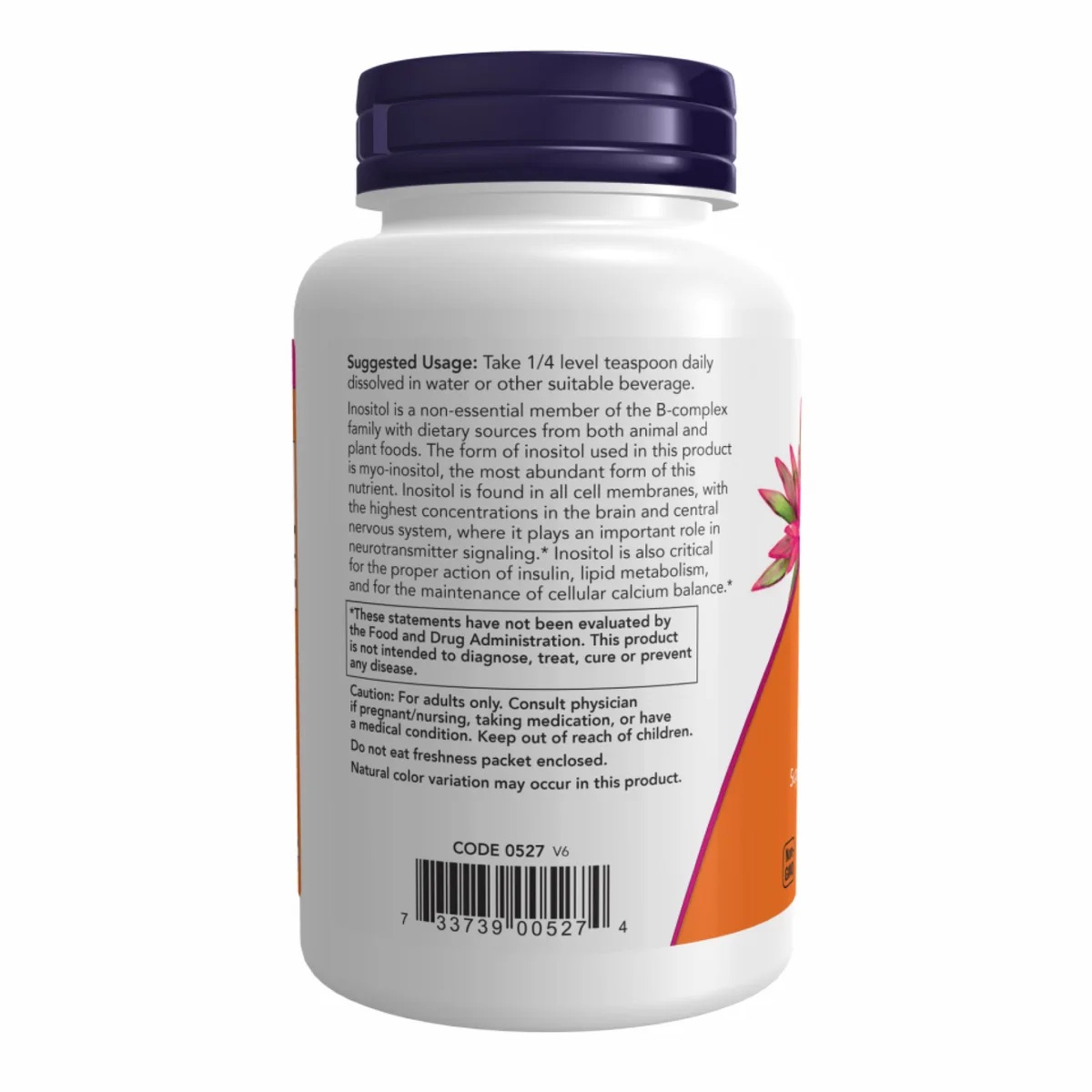 Мио-инозитол порошок Now Foods 113 г белый