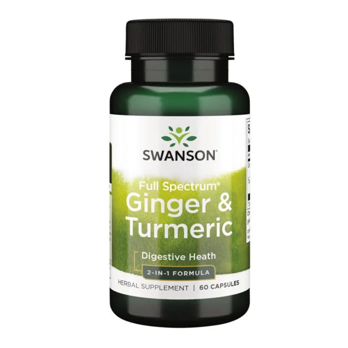 Swanson Full Spectrum Імбир Куркума 60 капсул 300 мг