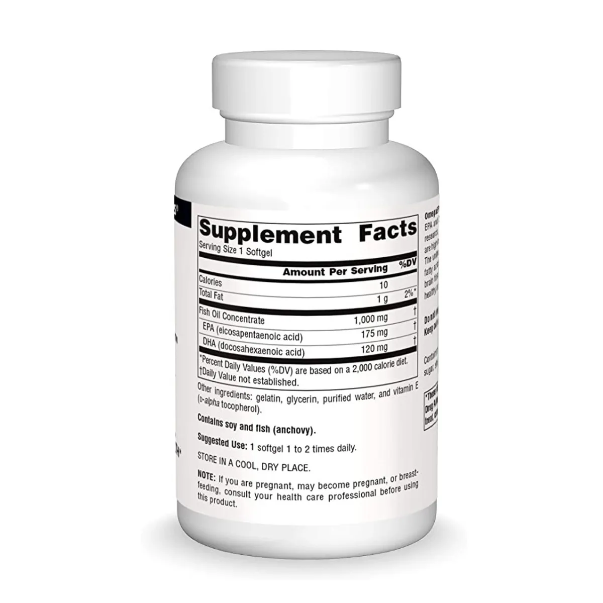 OmegaEPA Fish Oil Source Naturals 1000 мг 100 капсул рыбный жир