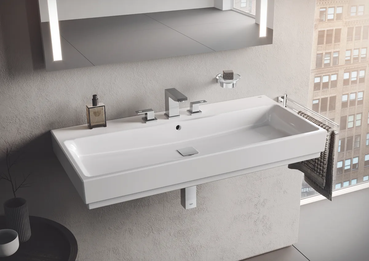 Мильница Grohe Стекло 39х11х11 см Прозрачное