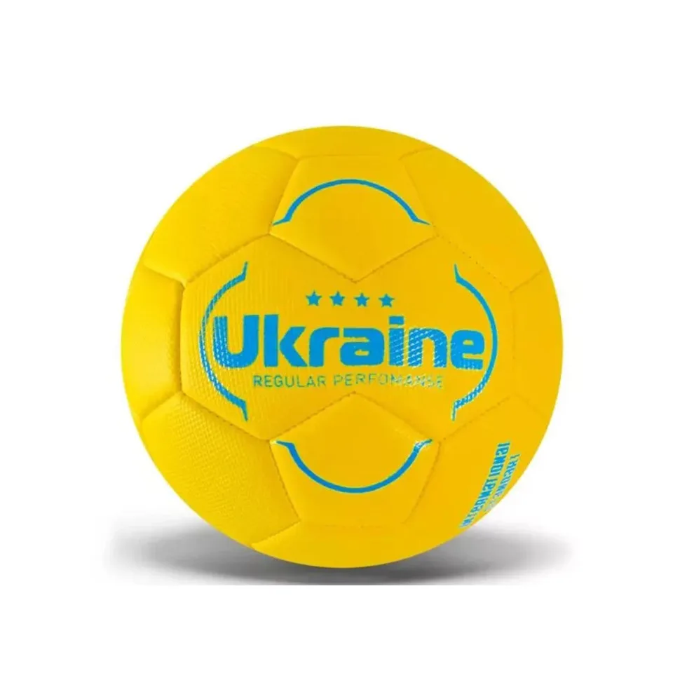 Дитячий футбольний м'яч ProDobro PU №3 жовтий 280 грамів
