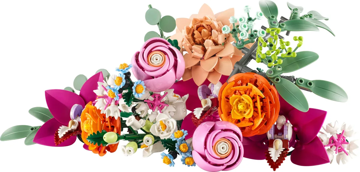 Конструктор LEGO Botanicals Милий рожевий букет квітів