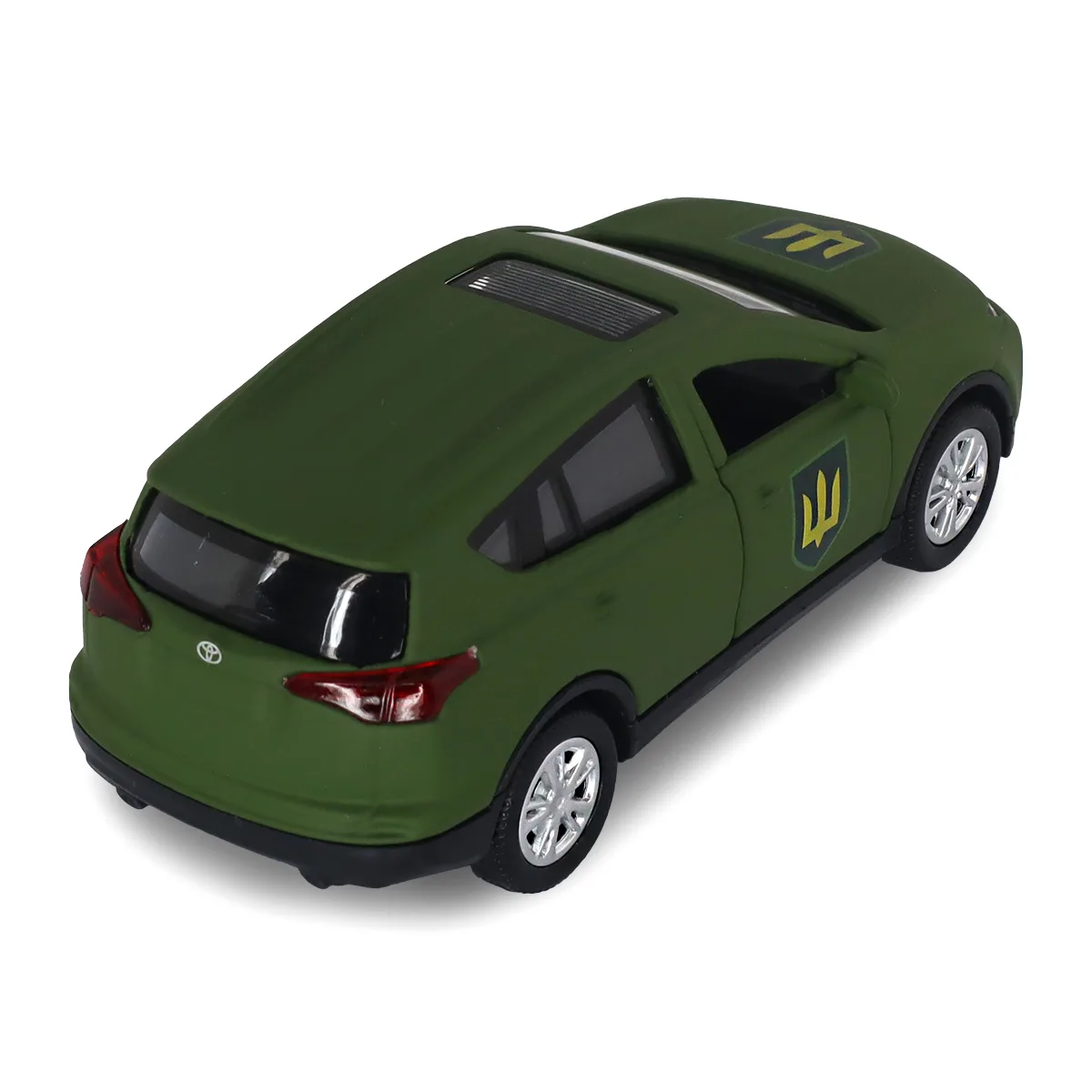 Автомодель TechnoDrive метал 12х4,5х5,5 см Шеврони Героїв Сухопутні війська ЗСУ