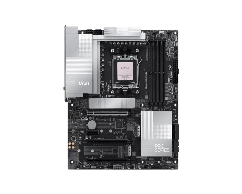 Материнcька плата MSI PRO X870E-P WIFI sAM5 X870E 4xDDR5 M.2 HDMI Wi-Fi BT ATX
