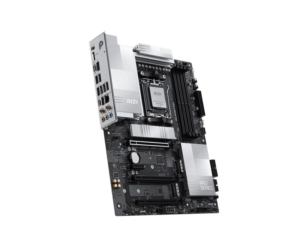 Материнcька плата MSI PRO X870E-P WIFI sAM5 X870E 4xDDR5 M.2 HDMI Wi-Fi BT ATX