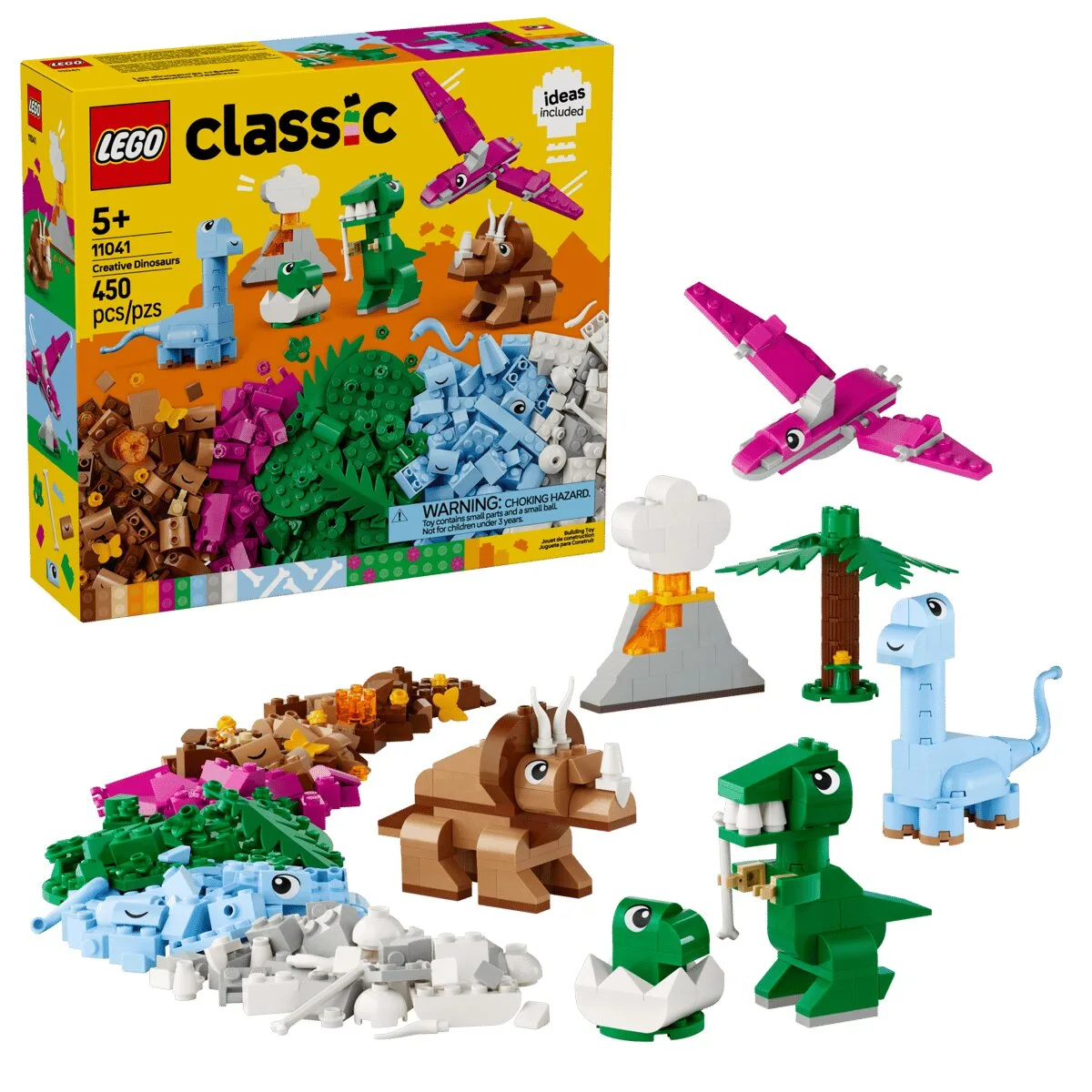 Конструктор LEGO Classic різнокольоровий 5+ Творчі динозаври