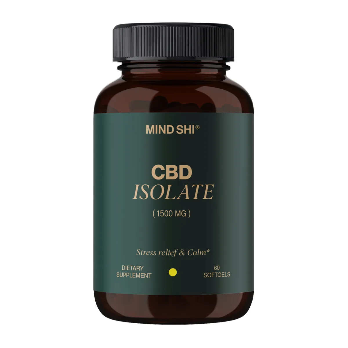 CBD Ізолят у м'яких капсулах 1500 мг 60 штук Конопляний екстракт