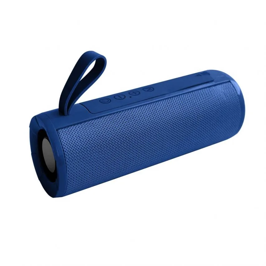 Портативна колонка WALKER Bluetooth 5Вт 1200mAh 65х66,2х180 мм Синя