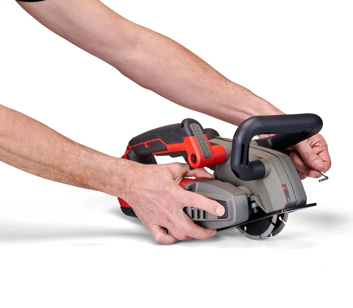 Акумуляторний борозник Einhell Professional TP-MA 36/30 Li BL - Solo PXC 36В, диски 125мм, паз 8-30мм, глибина прорізу.