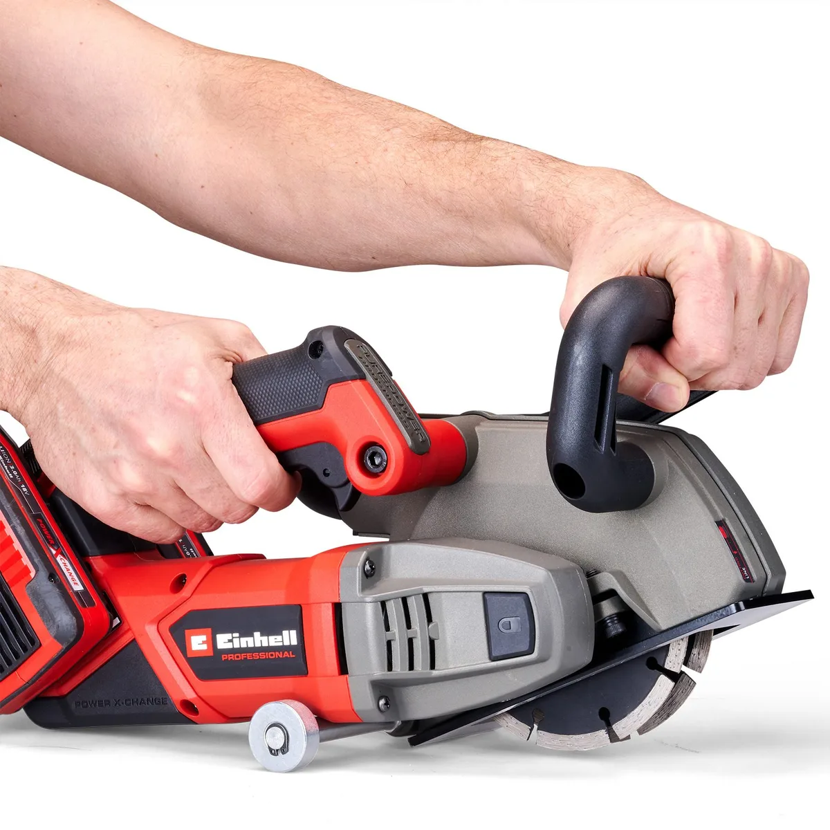 Акумуляторний борозник Einhell Professional TP-MA 36/30 Li BL - Solo PXC 36В, диски 125мм, паз 8-30мм, глибина прорізу.