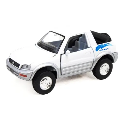 Іграшкова машинка KINSMART Toyota RAV4 Cabrio інерційна металева біла