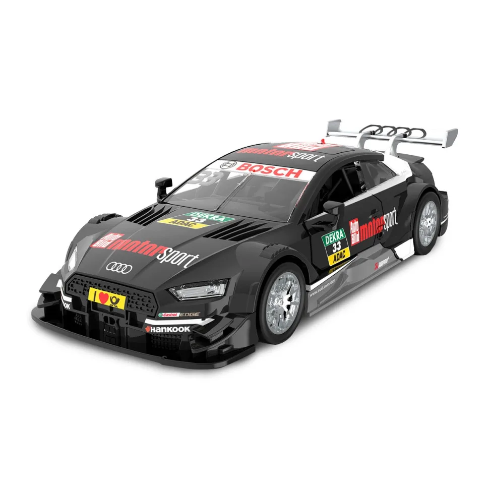 Дитяча автомодель TechnoDrive металева 1:43 чорна з відкриваючимися дверцятами
