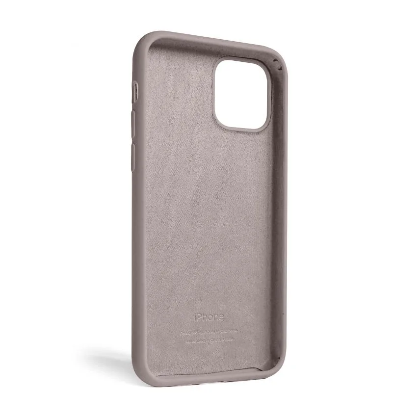 Чохол Silicone Case для Apple iPhone 11 силікон сірий