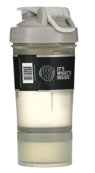 Шейкер спортивний BlenderBottle Tritan 650ml сірий з 2 контейнерами