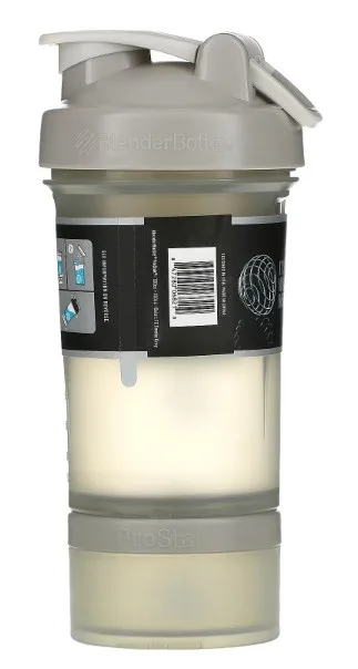 Шейкер спортивний BlenderBottle Tritan 650ml сірий з 2 контейнерами
