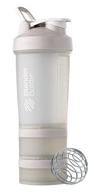 Шейкер спортивний BlenderBottle Tritan 650ml сірий з 2 контейнерами