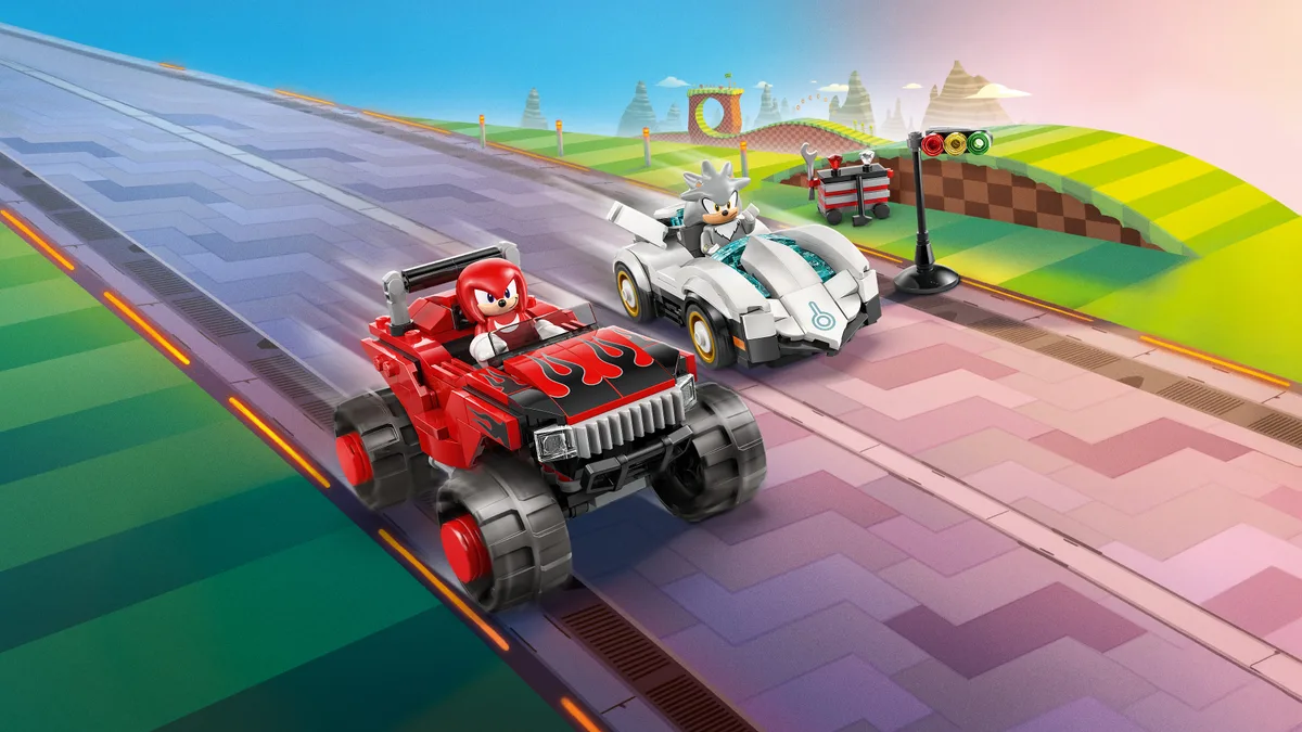 Конструктор LEGO Sonic Автомобіль Сільвера vs. монстр вантажівки Наклза