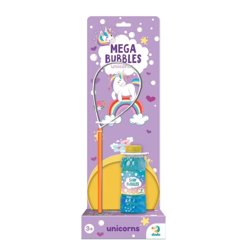 Мыльные пузыри DoDo Toys 450 мл с тарелкой Единорожки