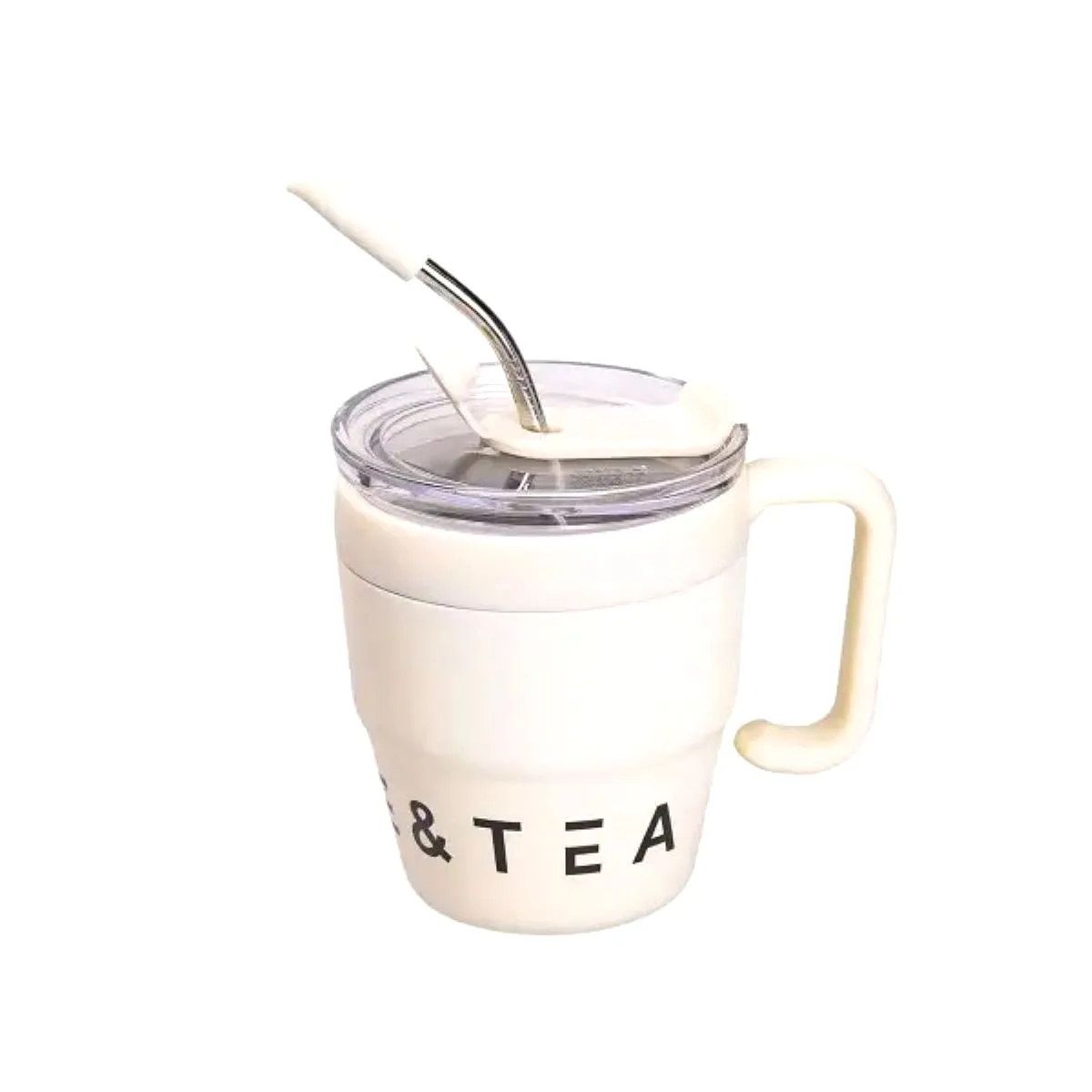 Термочашка Coffee & Tea 480 мл нержавіюча сталь бежевий