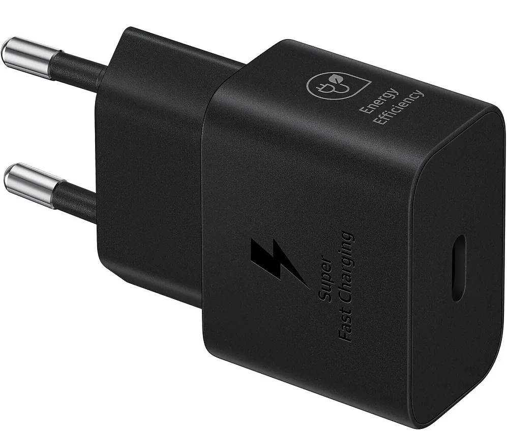 Мережевий зарядний пристрій Samsung 25 Вт USB Type-C чорний