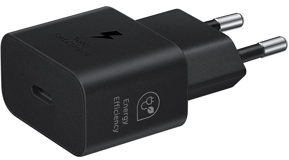 Мережевий зарядний пристрій Samsung 25 Вт USB Type-C чорний