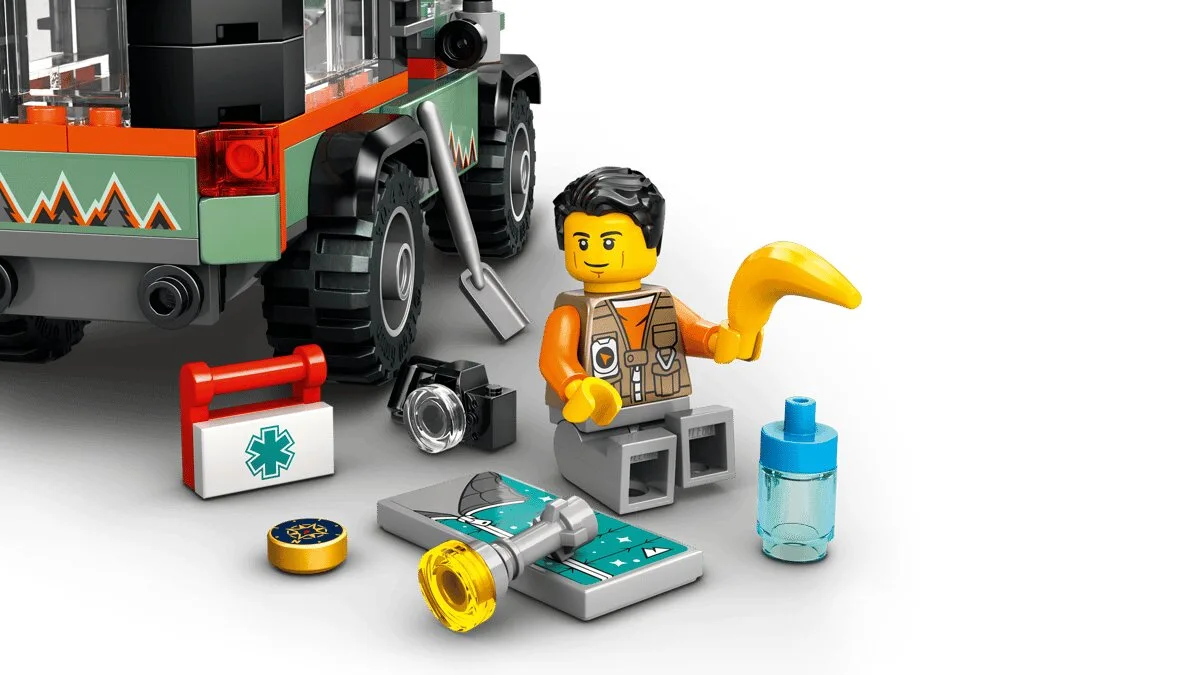 Внедорожный горный грузовик 4x4 LEGO City пластик 6 лет для мальчиков и девочек