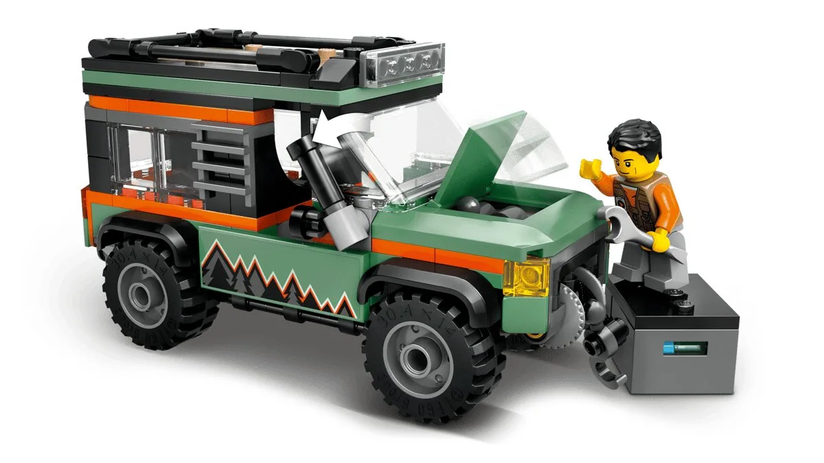 Внедорожный горный грузовик 4x4 LEGO City пластик 6 лет для мальчиков и девочек