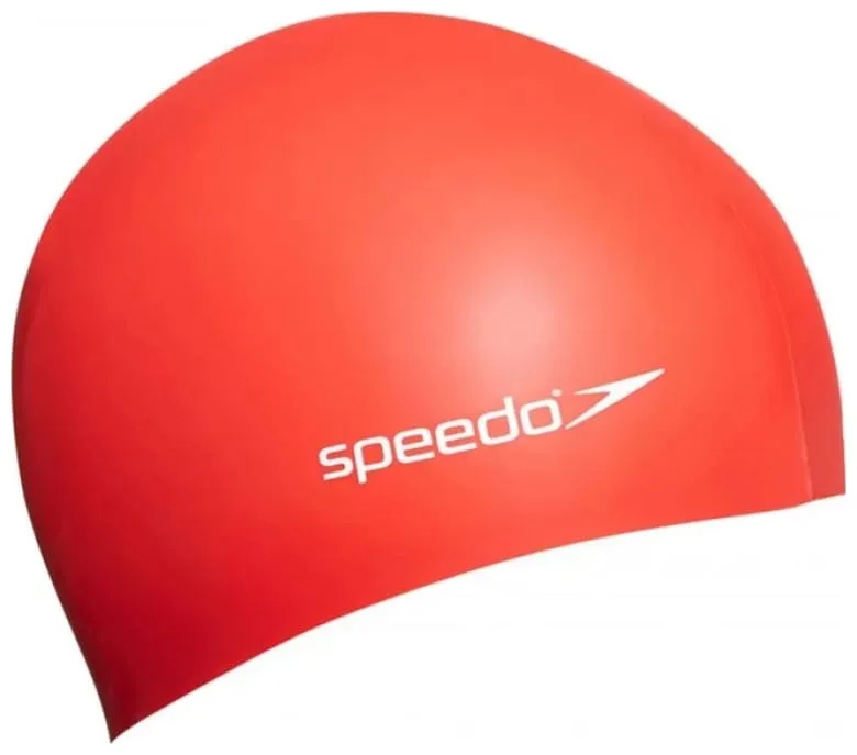 Шапка для плавання SPEEDO силіконова ONE SIZE червона для дітей