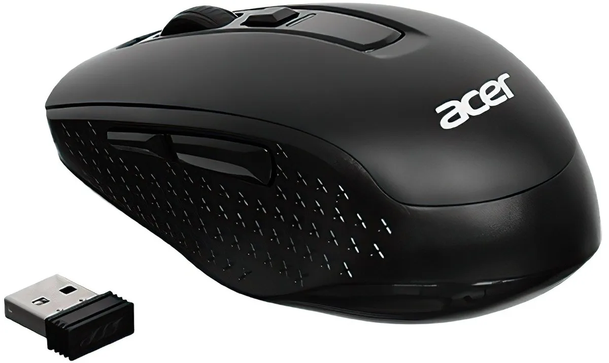 Миша Acer OMR060, WL, черный