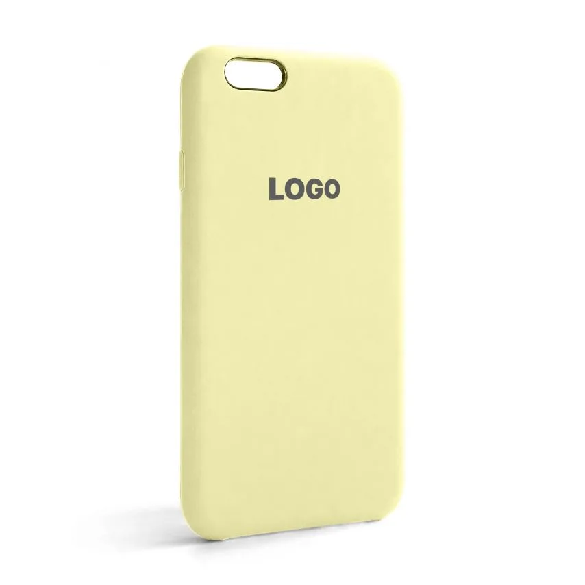 Чохол Silicone для Apple iPhone 6 6s силіконовий жовтий