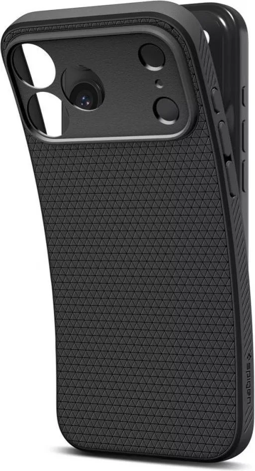 Чохол Spigen для iPhone 17 Pro Max, Liquid Air, Matte Black
