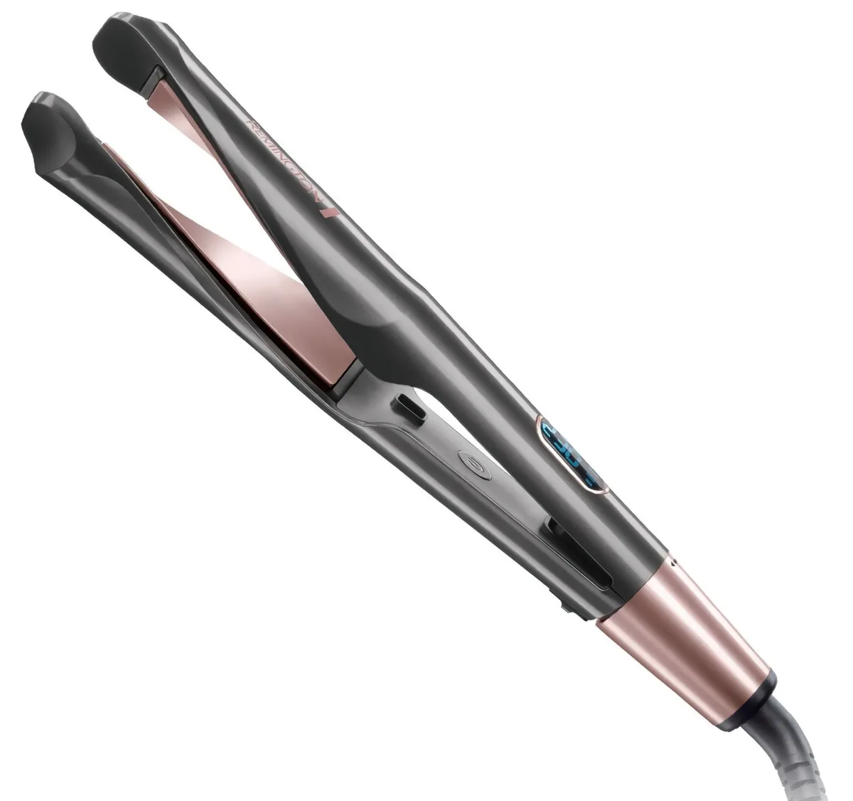 Випрямляч волосся Remington CurlStraight Confidence, 47 Вт, 5 температурних режимів (150-230°C), з дисплеєм, керамічним покриттям,
