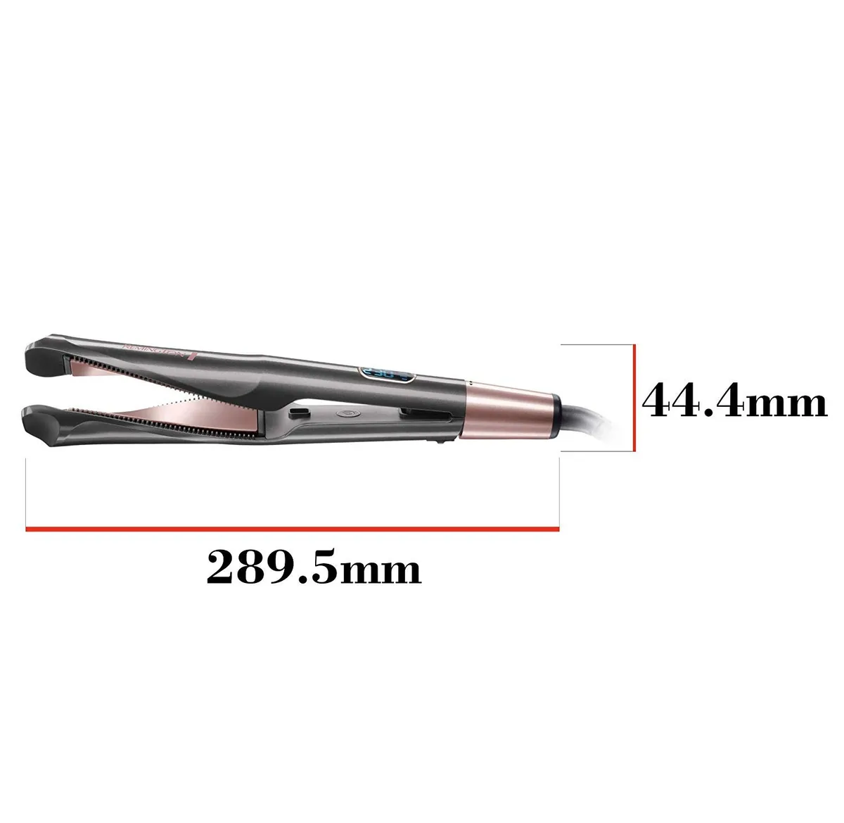 Випрямляч волосся Remington CurlStraight Confidence, 47 Вт, 5 температурних режимів (150-230°C), з дисплеєм, керамічним покриттям,