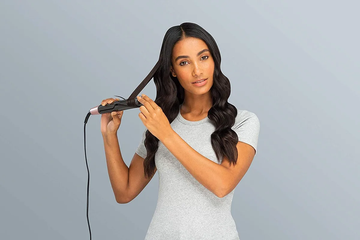 Випрямляч волосся Remington CurlStraight Confidence, 47 Вт, 5 температурних режимів (150-230°C), з дисплеєм, керамічним покриттям,