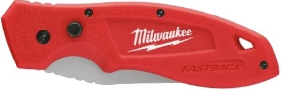 Ніж складаний Milwaukee комбінований 18 мм червоний