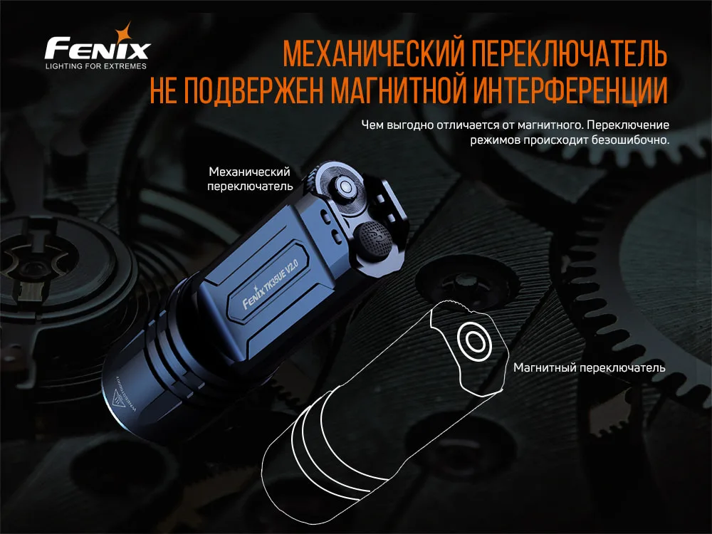 Ліхтар ручний Fenix алюміній 143х43 мм білий 5000 лм