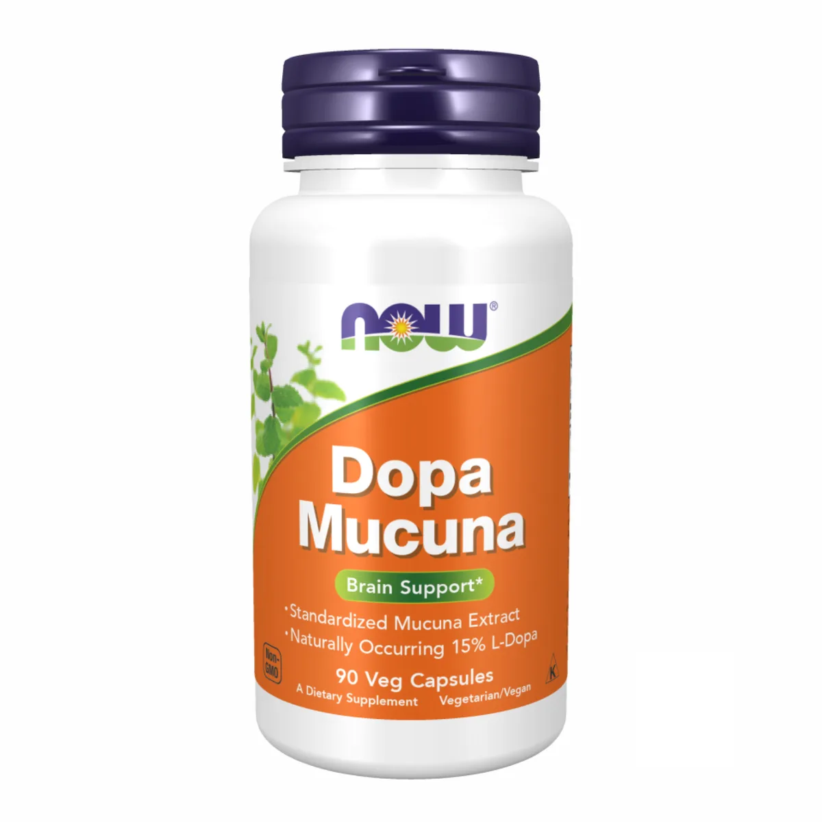 Dopa Mucuna Now Foods вегетарианские капсулы 90 шт поддержка нервной системы