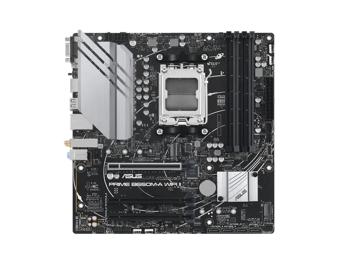 Материнська плата ASUS B650M-A WIFI II AM5 micro-ATX 4xDDR5 Wi-Fi 7.1