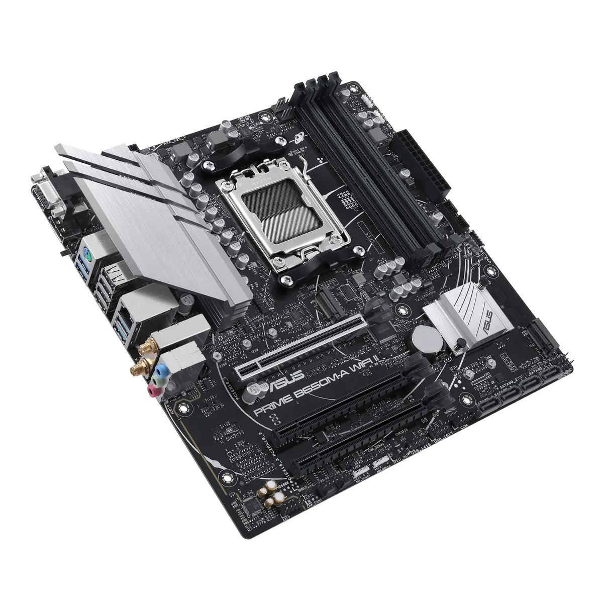 Материнська плата ASUS B650M-A WIFI II AM5 micro-ATX 4xDDR5 Wi-Fi 7.1