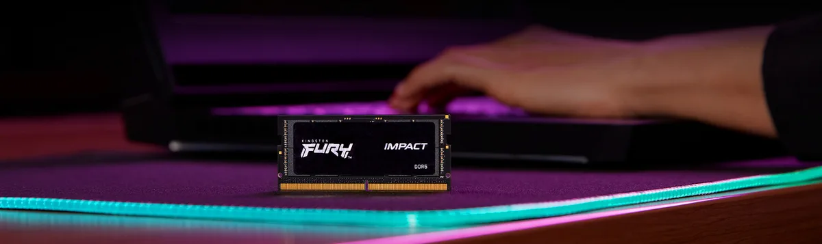 Пам'ять ноутбука Kingston DDR5 64GB KIT (32GBx2) 5600 FURY Impact PnP