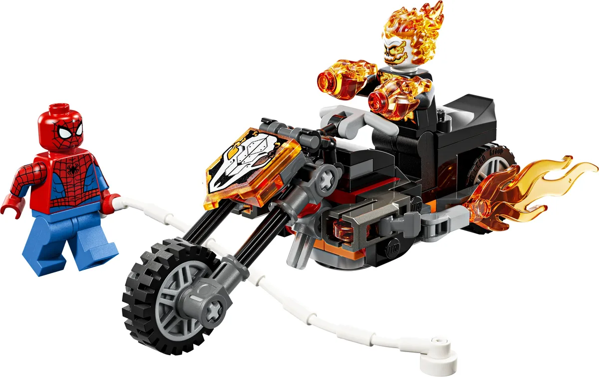 Конструктор LEGO Super Heroes Людина-павук vs. Примарний вершник на мотоциклі
