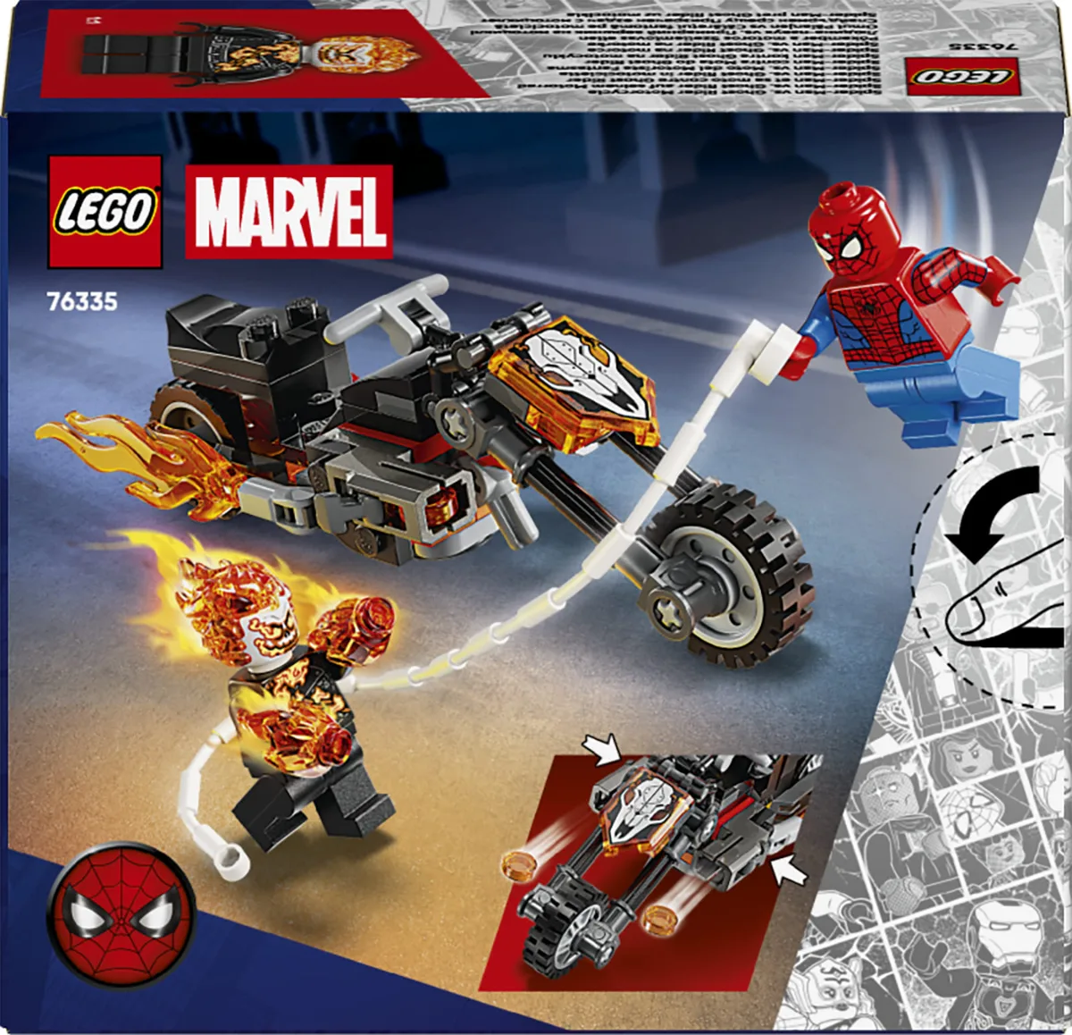 Конструктор LEGO Super Heroes Людина-павук vs. Примарний вершник на мотоциклі