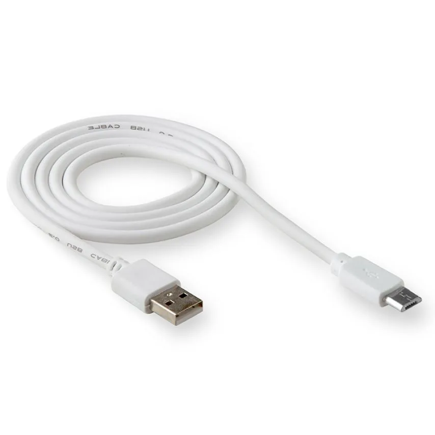 Мережевий зарядний пристрій WALKER 2USB 2,1A 1м Білий