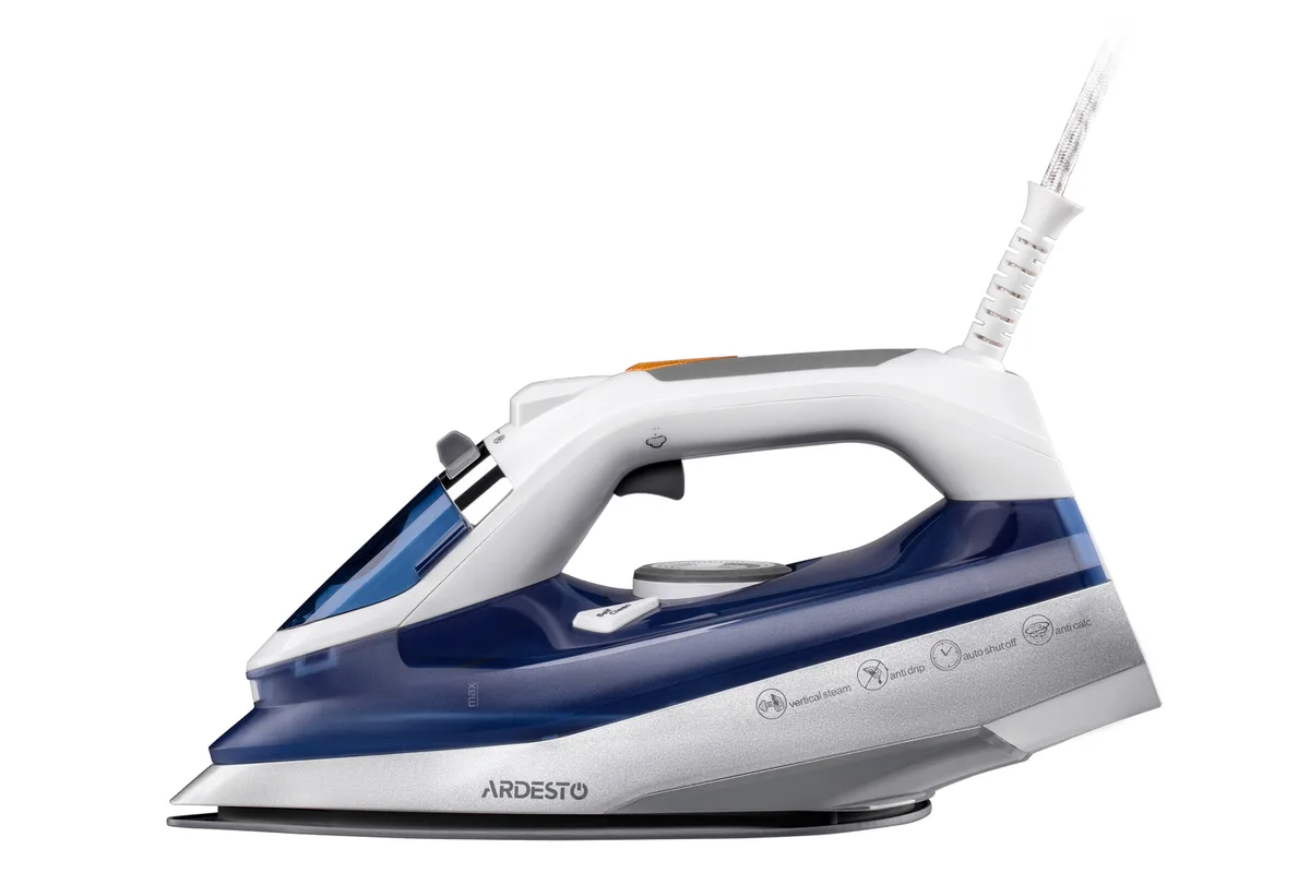 Праска ARDESTO IR-C2232-BL, 2200Вт, 320мл, паровий режим, керамічна підошва, синій колір.
