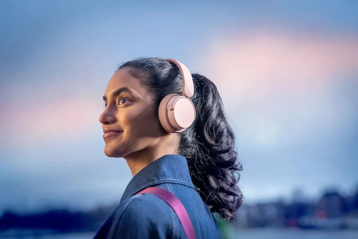 Наушники On-ear Philips TAH4209 BT 5.3, беспроводные, с микрофоном, розовые.