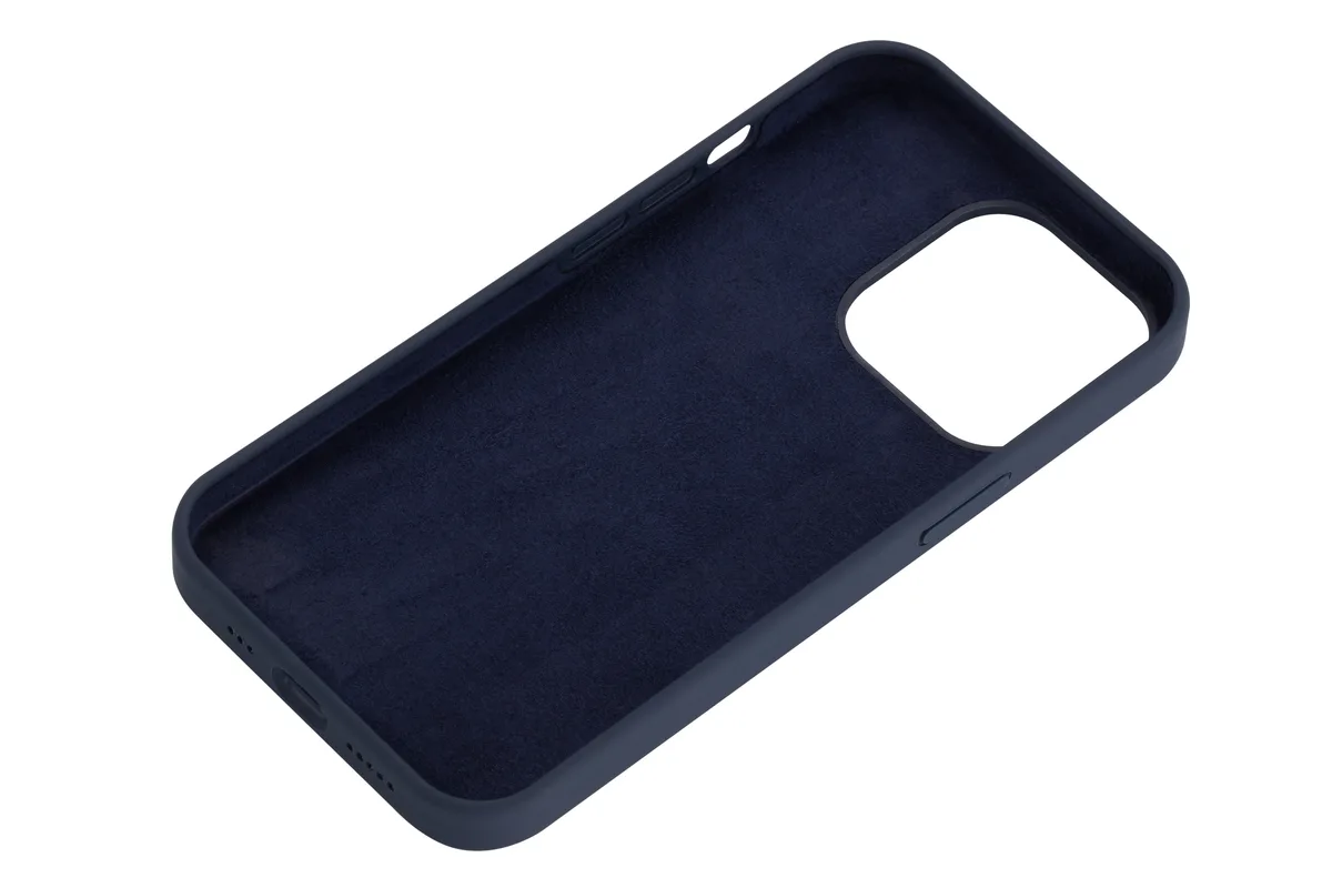Чохол 2Е Basic для iPhone 13 Pro, Liquid Silicone, синій темний