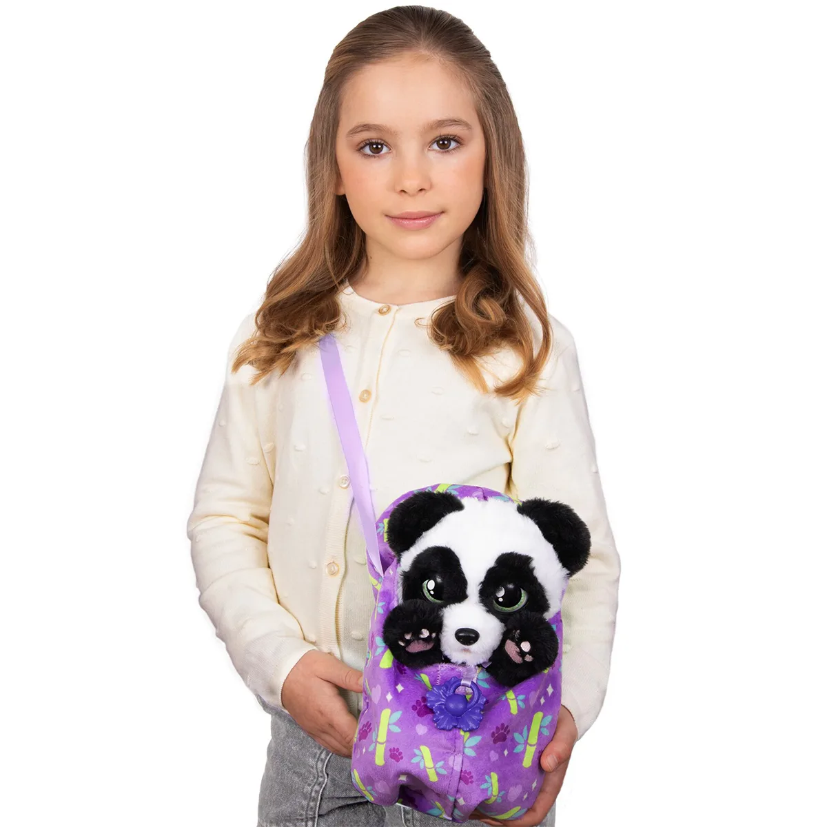 Інтерактивна іграшка Baby Paws текстильна 21,7х19х14,1 см Малюк Панда