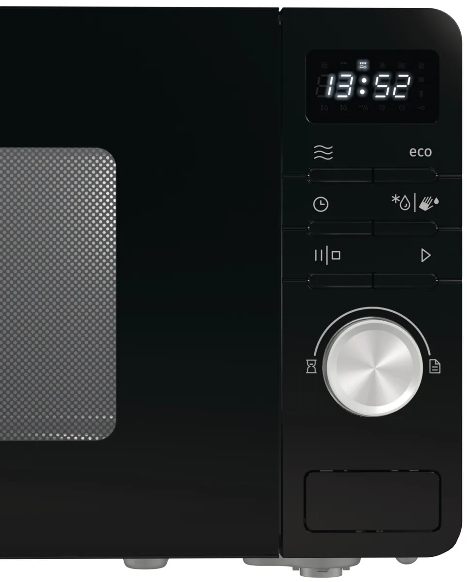 Мікрохвильова піч Gorenje 20 л чорна соло 800 Вт